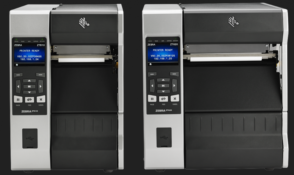 Zebra ZT610 en Zebra ZT620 printer